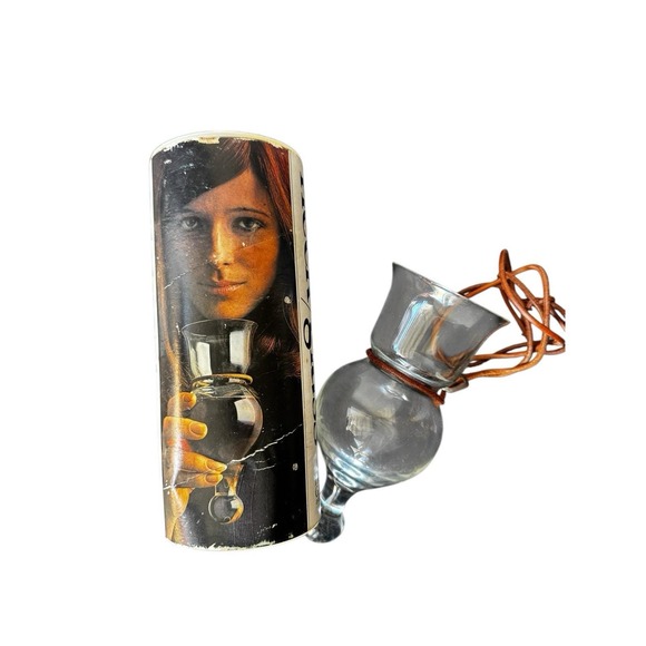 HOLMEGAARD 1970's NECK GLASS 500ml HAND BLOWN RED WINE DENMARK MCM VINTAGE W/BOX - Picture 2 of 7